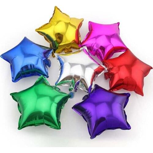 2016 New Romantic Wedding Decor Star Aluminum Foil balloon 10" Birthday Wedding Anniversary Party Supplies HG0200O10