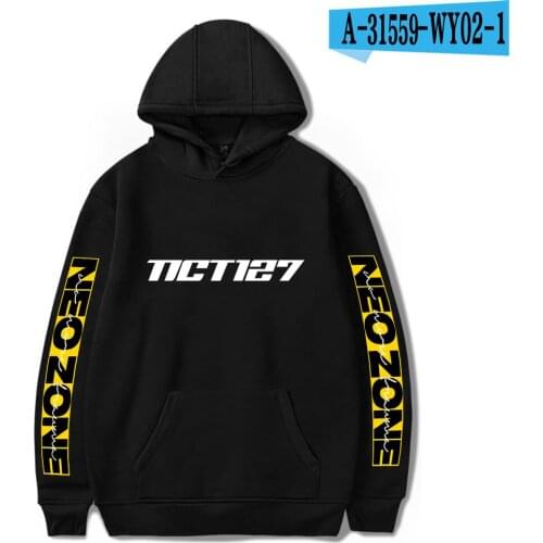 2021 Kpop NCT 127 New Album NCT#127 Neo Zone The Final Round Print Hooded sweatshirt Women/Men Clothes Kids Hoodie Pullover