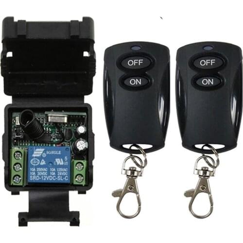 433Mhz Universal Smart Wireless Remote Control Switch DC 12V 24V 1CH Receiver Corridor Room Home Led Light Lamp Switch DIY