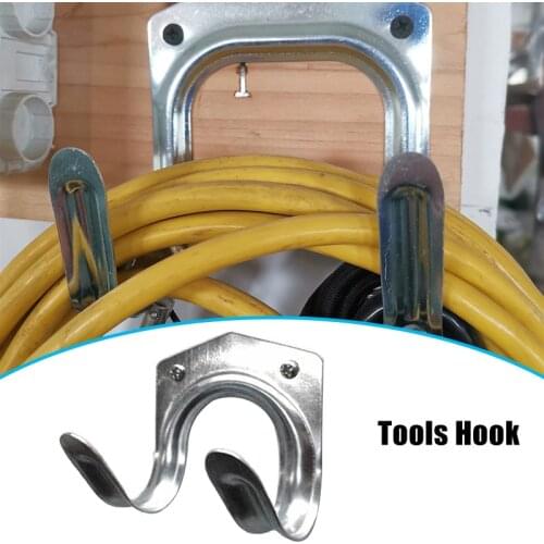 5/10/20pcs Tool Hooks Heavy Duty High Load Bearing Wall Mounted Hooks Cable Water Hose Bracket for Warehouse Garage xobw