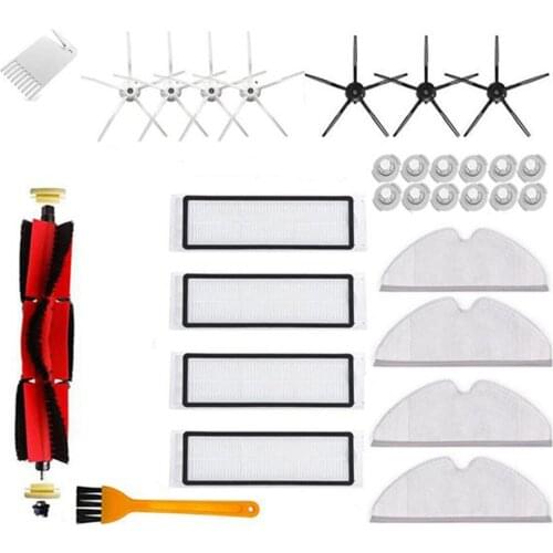 TOP!-for XiaoMi Roborock S5 Max S50 S51 S55 S6 Accessories Vacuum Cleaner Parts Washable HEPA Filter Main Brush Side Brush