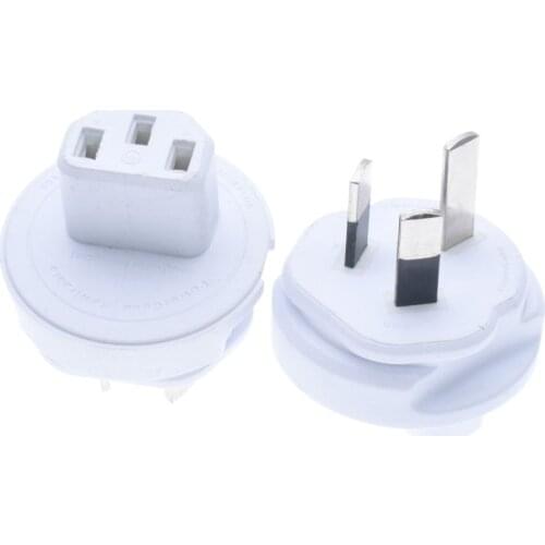 Australia 3Pin Male Plug AS3112 To IEC 320 C13 Female Power Adapter plug convert socket C13 to AU China plug connector
