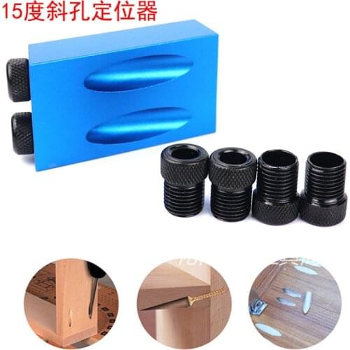 Woodworking tool,15 degree woodworking inclined hole locator, drilling tool