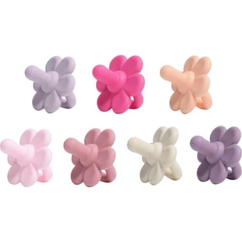 Baby Silicone Pacifier Infants Bite Chew Supplies Newborn Comfort Appease Nipple Dummy Pacifier Soother Teether Nursing Accessor