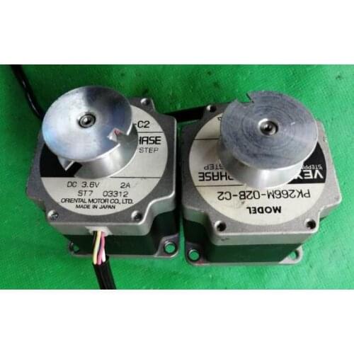 PK266M-02B-C2 2A 3.6V stepper motor , used one , 90% appearance new , test goods , free shipping