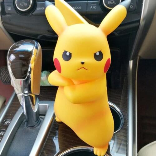 18cm Cute Angry Pikachu PVC Action Figure Anime Cartoon Pokemon Figurine Collection Model Kids Toys Christmas Birthday Gifts