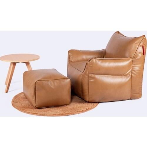 Pu leather bean bag sofa home furniture, relax beanbag armchair