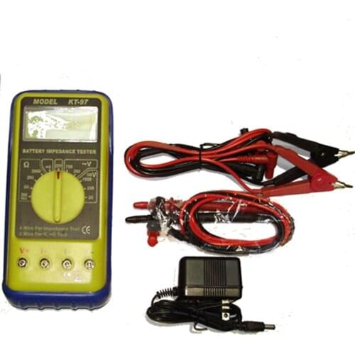 KT-97 Internal Resistance Measuring Instrument High Integration For UPS Mobile Phone Dry Batteries Automatic Polarity Judgment