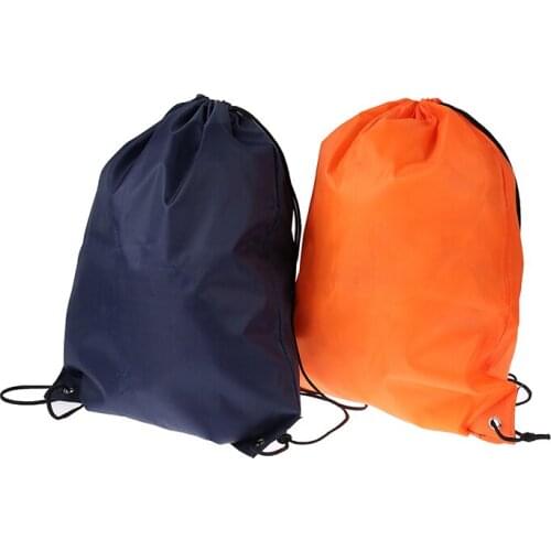 New 1PCS Random Travel Gym Sport Fitness Bag Foldable Backpack Drawstring Shop Pocket Hiking Camping Pouch Beach Swiming Bag