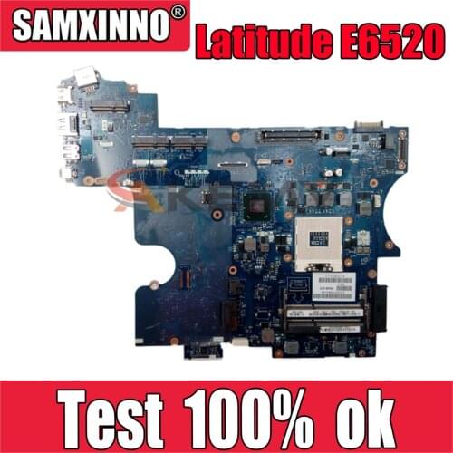 Original Laptop motherboard For DELL Latitude E6520 QM67 Mainboard CN-058G1V 058G1V PAL60 LA-6562P