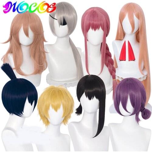 Chainsaw Man Makima Power Reze Devil Denji Cosplay Wig Higashiyama Kobeni Hayakawa Aki
