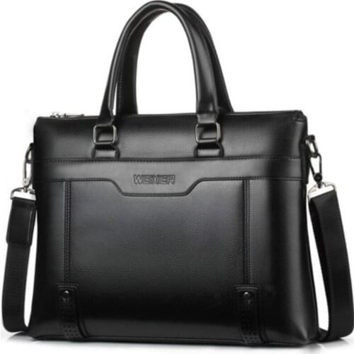 2020 new Men Briefcase leather 14inch Laptop bags Men Business shoulder bags for male office high quality men Briefcase casual