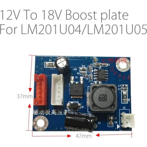 12V to 18V boost plate for LM201U04 LM201U05 18V adapter board With Cable For 18V LCD LED TV Controller Driver Board
