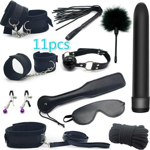Sex Toys For Couples Sexy Toy Vibrator Erotic Positioning Bondage Restraint Handcuffs Gag Nipple Clamp Bed Slave Sex products
