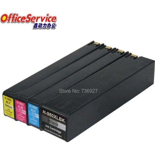 Compatible Ink Cartridge For HP980 980XL ,suit for Officejet Enterprise Color X585dn X585f X585z X555dn X555xh inkjet printer