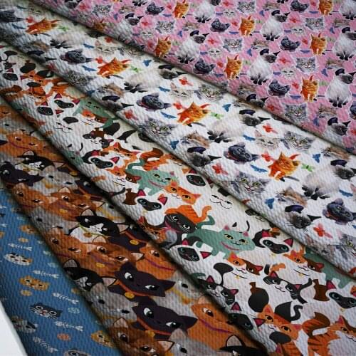 Bullet Texture Liverpool Fabric 50cm*140cm Printed For Dress Stretch Fabric Knit Fabric For Hair Band Craft Supplies L19806