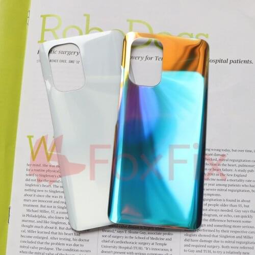 For Xiaomi POCO F3 Battery Cover Back Glass Panel Rear Housing Door Case With Camera Glass Lens+Adhesive Tape Replacement Parts