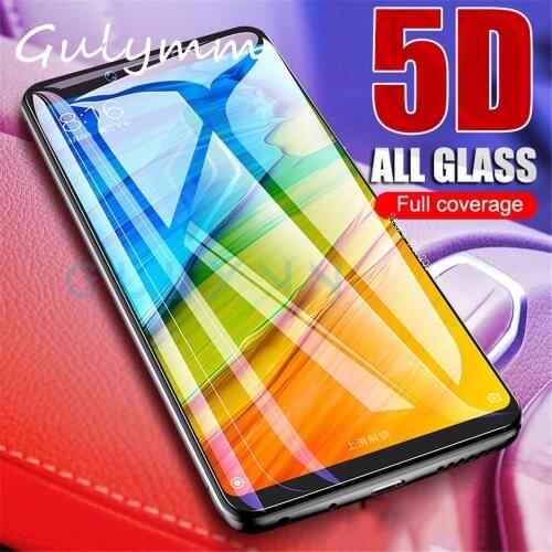 5D Protective Tempered Glass For Xiaomi redmi Note 5 6 Pro 7 8 9 T Screen Protector Redmi 4X 5 5plus 5a 6 For Mi Play F1 Glass