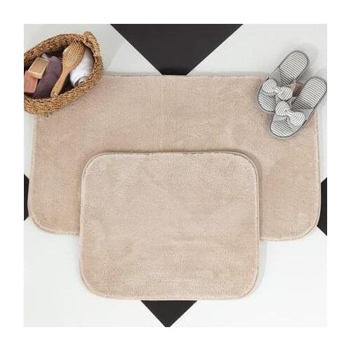 High quality 2pcs soft bath mat bath mats quality mats bathroom products bathroom set mat non-slip sole