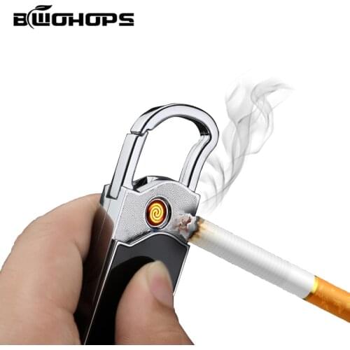 2021 Infrared Laser Lighter USB Elctronic Key Chain Portable Mini Bottle Opener Flameless Smok Cigarette Pocket Tungsten Ligters