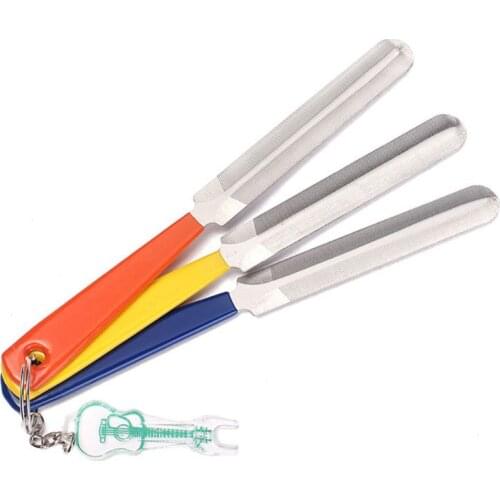 New 3pcs/Set Guitar Nut Files Fret Crowning Slot Filing Luthier Repair Tool Kit Q1FF