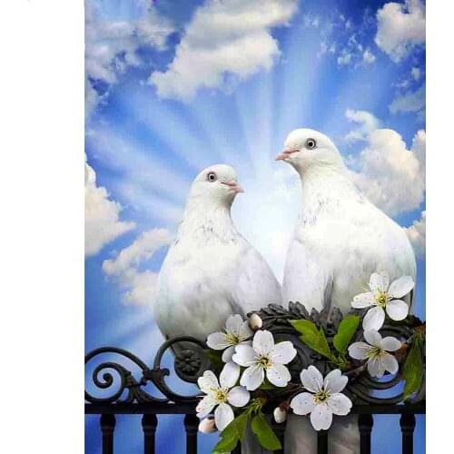 5D Diamond Painting Animal pigeon Art Rhinestone Of Pictures Mosaic Diy Handmade Square Round Drill Home Decor E1571
