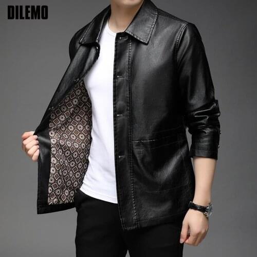 DILEMO Mens Biker Jackets