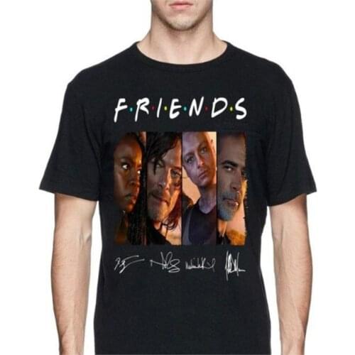 Friends The Walking Dead Men Women Cotton Shirt