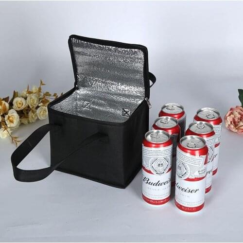 Functional Cooler Bag Picnic Lunch Insulated Foldable Ice Pack Portable Food Thermal Bag Drink Carrier Delivery Insulation