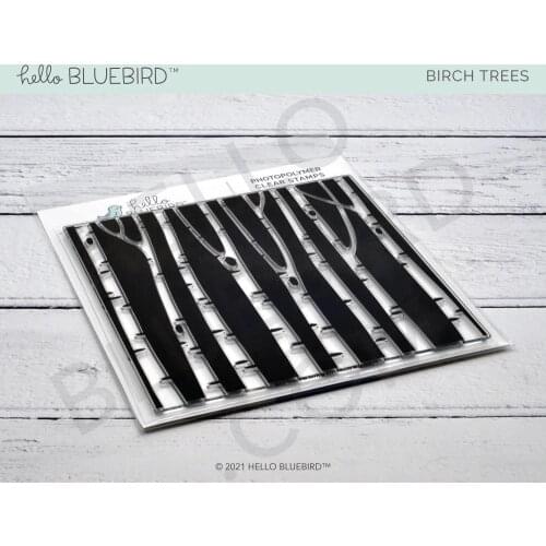 New Birch Trees Background Clear stamps cut die mold card Scrapbook paper craft knife mould blade punch
