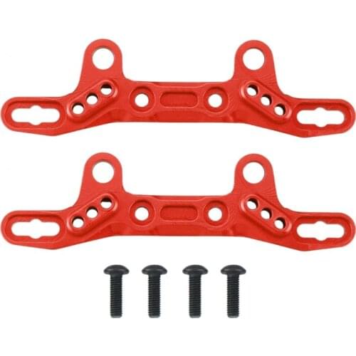 2 PCS Aluminum Alloy Front And Rear Shock Tower For Tamiya TT02 TT-02 TT02T 1/10 RC Car Upgrade Parts Accessories