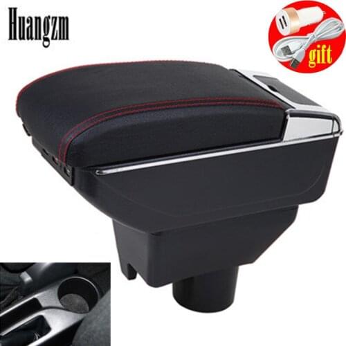 For TOYOTA Yaris armrest For TOYOTA Yaris Vitz Car armrest box car accessories central storage box Retrofit parts with USB