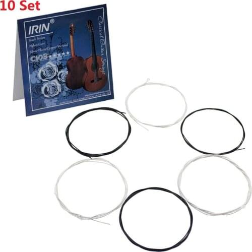 10 Set Pack of 6pcs Classical Guitar Strings Nylon Strings C103 E B G D A E String Set