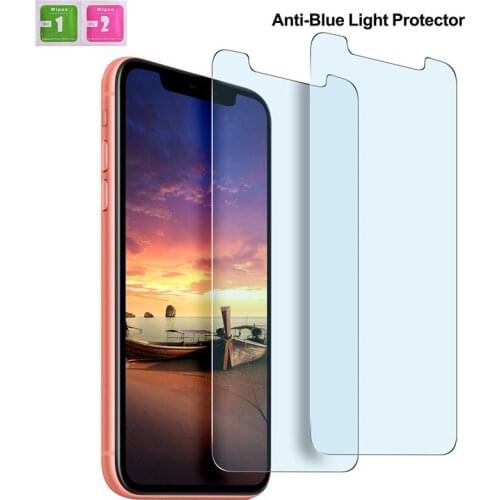 10pcs Anti blue Tempered Glass Screen Protector for iphone xs Premium Tempered Glass Screen Guard Film For iPhone XS