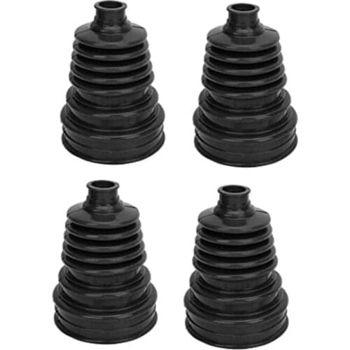 4Pcs Universal Silicone CV Constant-Velocity Dust Cover Joint Boot Drive Shaft Universal Strong Elasticity Cars Tools