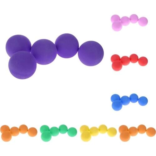 5 pcs Balls Pits 2.5 Inch EVA Bouncy Balls Soft Foam Balls Pits Pet Training Ball Kids Baby Preschool Educational Toys