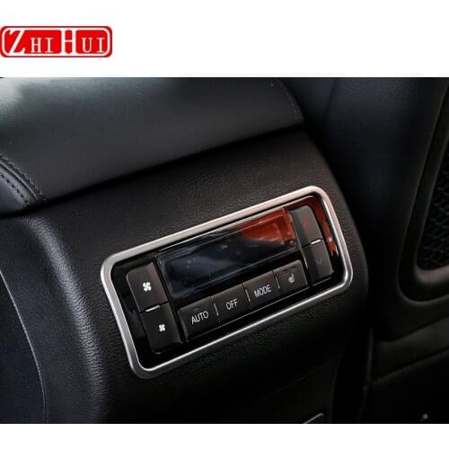 For GWM Haval Hover H9 2015-2020 Car Styling Rear Air Outlet Frame Protection Decorations Stainless Steel Stickers Accessories