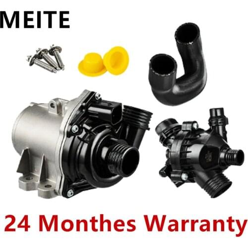 Electric Water Pump Bolts Thermostat Pipe Set For BMW N54 N55 3.0L E60 E61 E70 E71 E88 E90 F01 135i 335i 11517563659 11517632426