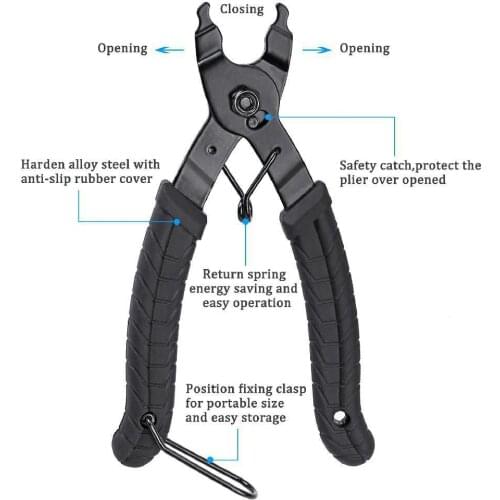 Bicycle Chain Tool Mountain Bike Chain Caliper chain Cutter Removal Tool Magic Clasp Pliers