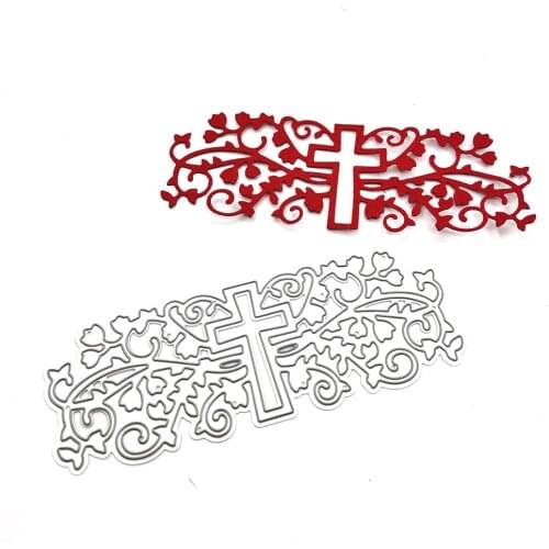 Julyarts Crucifix Die Cuts Scrapbooking Stencils for Card Making for DIY Craft Projects Scrapbooking Embossing Paper Album