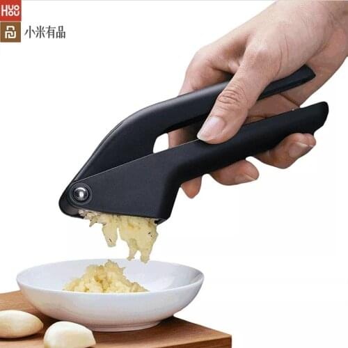 NEW youpin HUOHOU Kitchen Garlic Presser Manual Garlic Crusher Kitchen Tool Micer Cutter Squeeze Tool Fruit & Vegetable