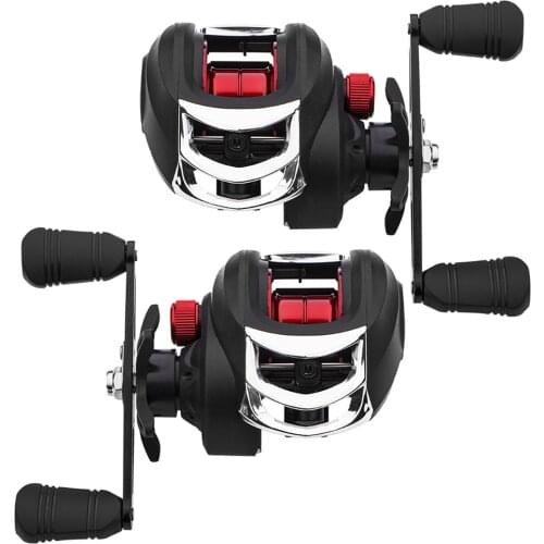 Metal Spool Baitcasting Reel 8kg Max Drag 7.2:1 High Speed Gear Ratio Saltwater Freshwater fishing wheel Fishing Reel pesca