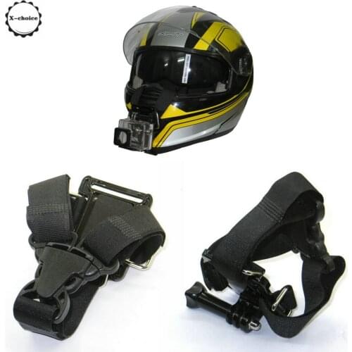 Motorcycle Full Face helmet Chin Mount for all Gopro Action Cam Sjcam