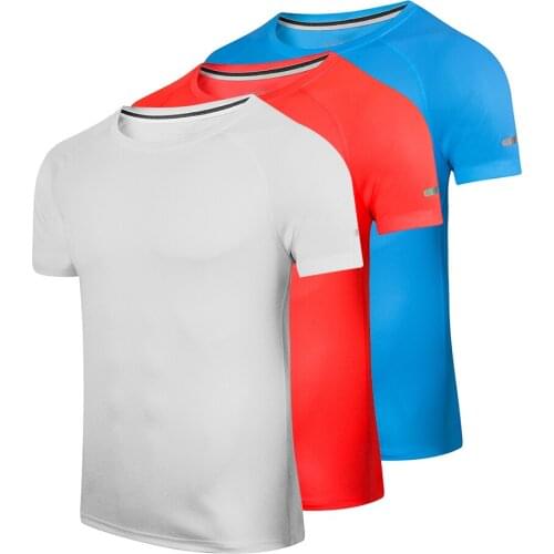 Mens running T-shirt 2020 summer street clothing casual outdoor sports quick-drying breathable top 8 color sports shirt