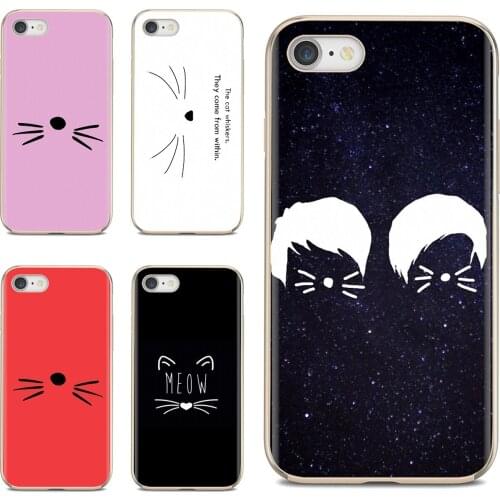 For LG K10 K8 K7 K4 Nokia X6 2 3 5 6 8 9 230 3310 2.1 3.1 5.1 7 Plus 2017 2018 Soft Cover Bag DAN AND PHIL CAT WHISKERS Print