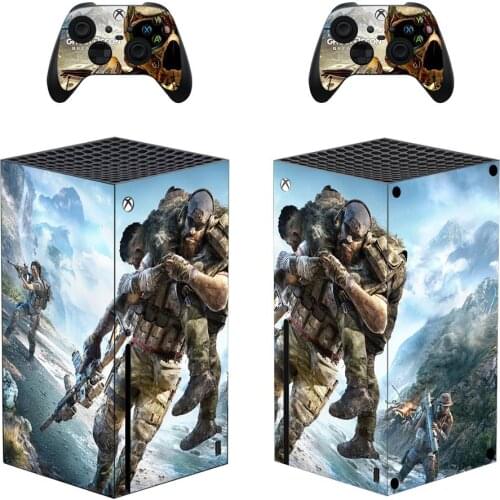 Ghost Recon Breakpoint Skin Sticker Cover for Xbox Series X Console and Controllers Xbox Series X Skin Sticker Decal Vinyl