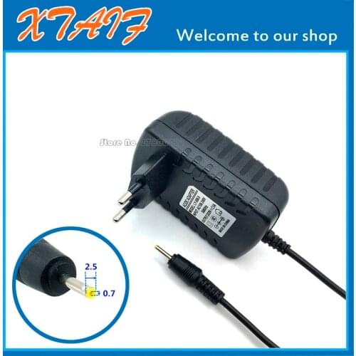 9V 2.5A Wall Home Charger EU Plug for PiPo M2 M3 M6 Pro M6 M8 3G Tablet Power Supply Adapter DC 2.5x0.7mm / 2.5*0.7mm