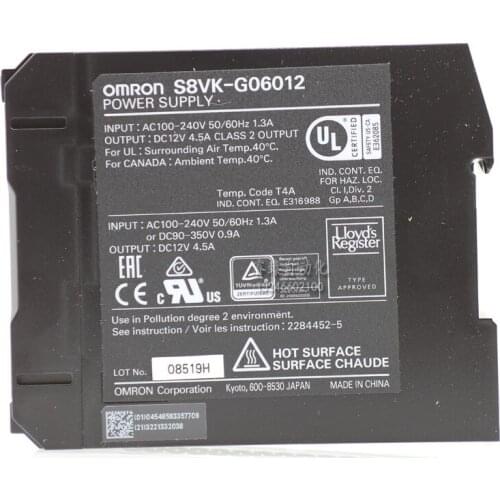 Omron brand new original genuine switching power supply S8VK-G06012 S8VK-G12024 S8VK-G24024 S8VK-G48024