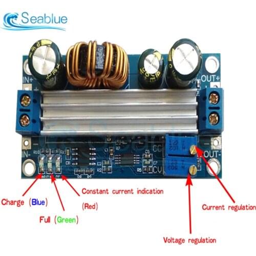 CC CV Adjustable 3A 35W DC 5 -30V to DC 0.5 -30V Step Up Down Buck Boost Converter Power Supply Module Voltage Regulator
