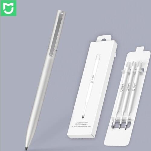 Xiaomi Mijia Pen PREMEC Smooth Metal Switzerland Refill Alloy Handles MiKuni Japan Black Ink 0.5mm Signature Signing Xiaomi